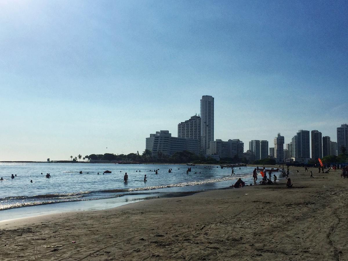 Apartamento Con Hermosa Vista Y Cerca De Playas Cartagena ภายนอก รูปภาพ